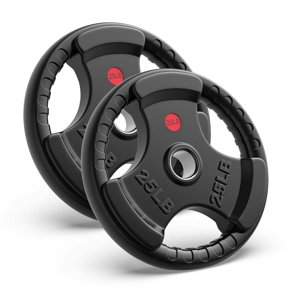 Gikpal 50lb 2-Inch Rubber Coated Olympic Weight Plate: $69.99 Gikpal 50lb 2-Inch Rubber Coated Olympic Weight Plate: $69.99