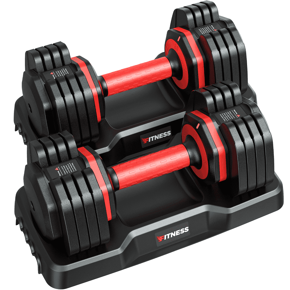 Gikpal 50lb Adjustable Dumbbell Set: $129.99 Gikpal 50lb Adjustable Dumbbell Set: $129.99