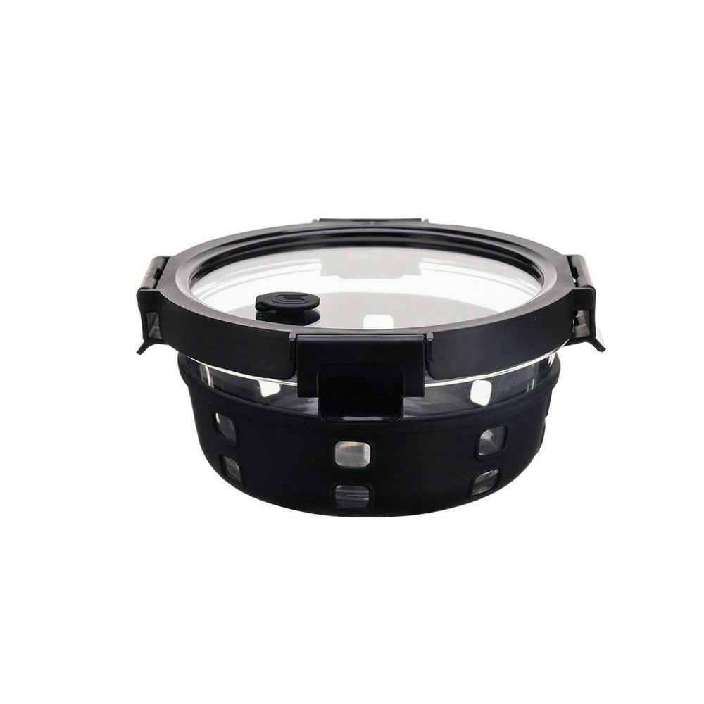 Genicook 22oz Round Food Container with Glass Lid: $7.99 Genicook 22oz Round Food Container with Glass Lid: $7.99