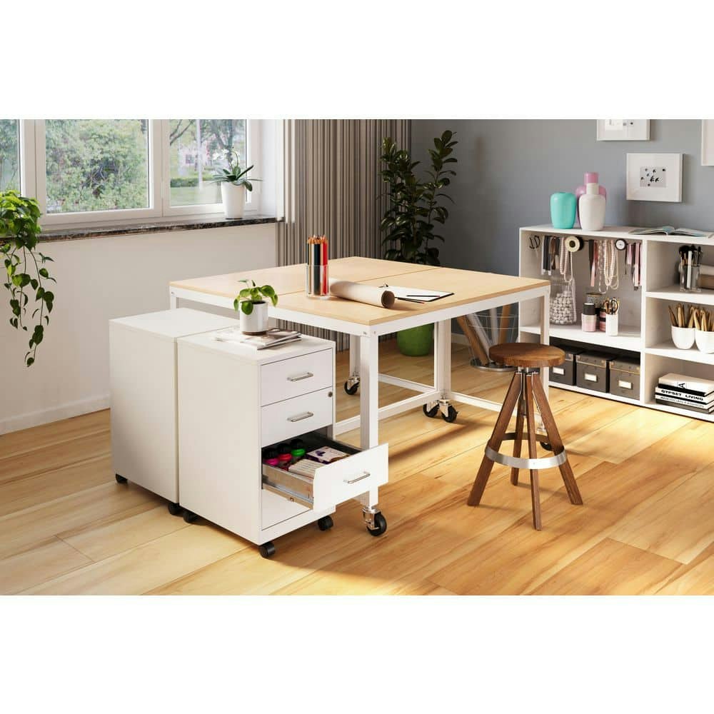 18 in. 4-Drawer Metal Vertical File Cabinet: $163.32