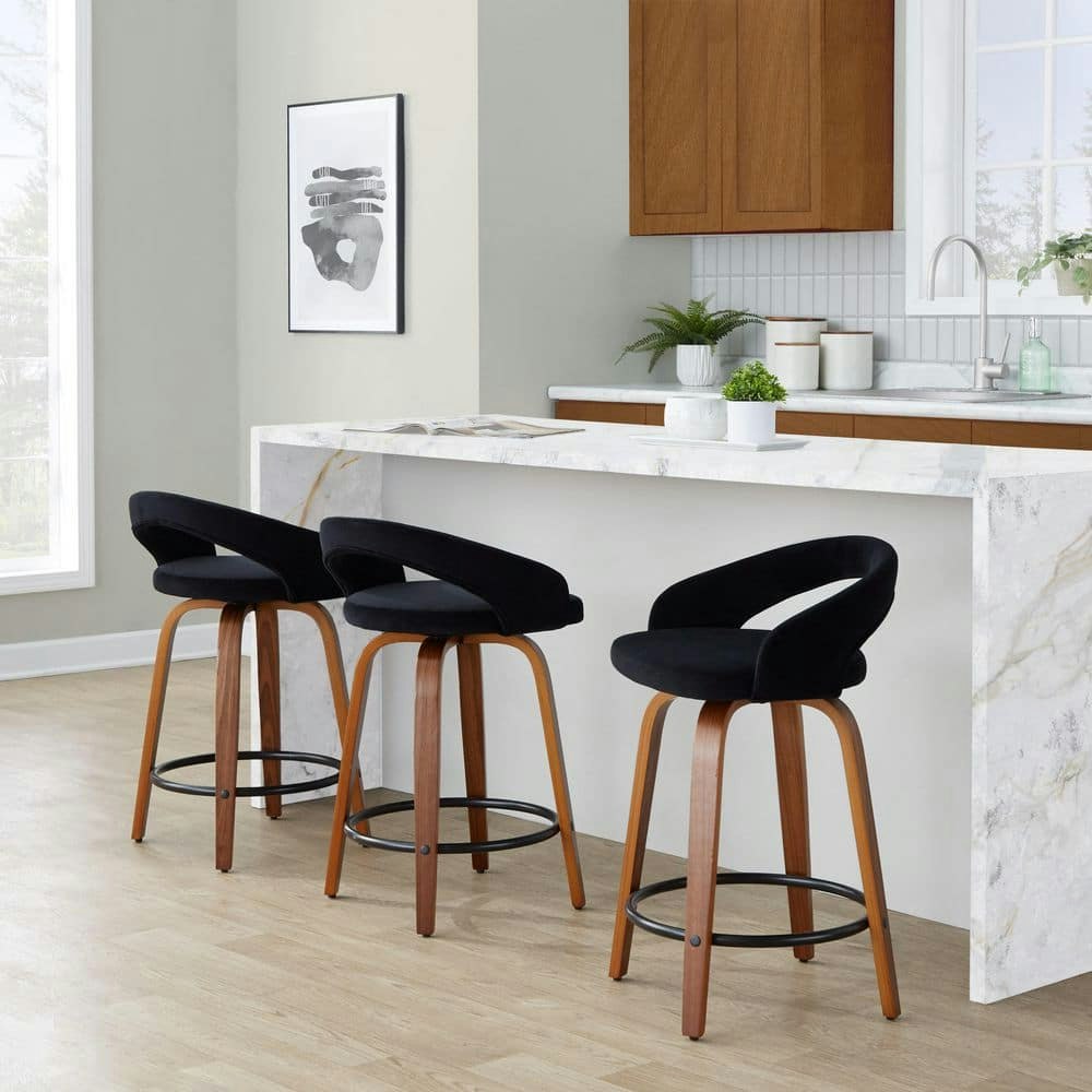 Grotto Upholstered Counter Stool 2-Pack: $300 Grotto Upholstered Counter Stool 2-Pack: $300