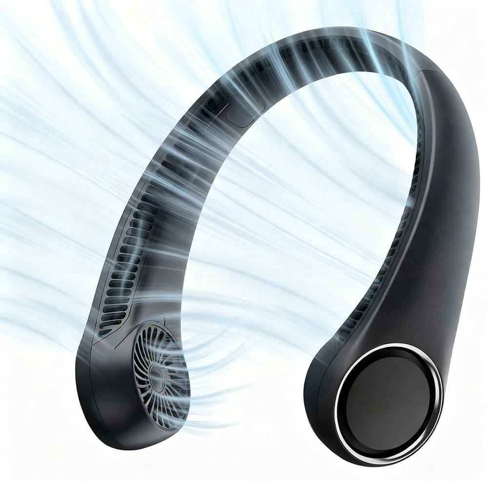 Portable Bladeless Hands-Free Neck Fan: $20.69 Portable Bladeless Hands-Free Neck Fan: $20.69