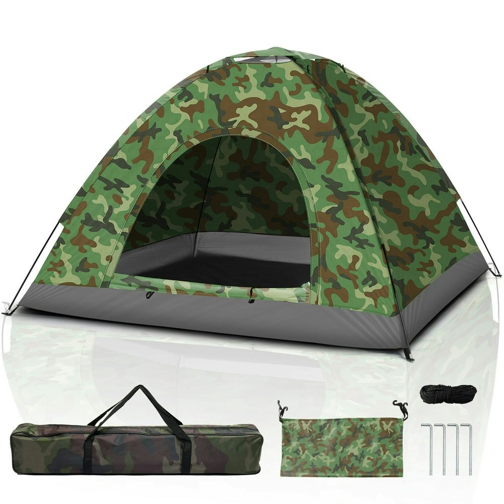 Zimtown 4-Person Waterproof Folding Camping Tent: $24.89 Zimtown 4-Person Waterproof Folding Camping Tent: $24.89