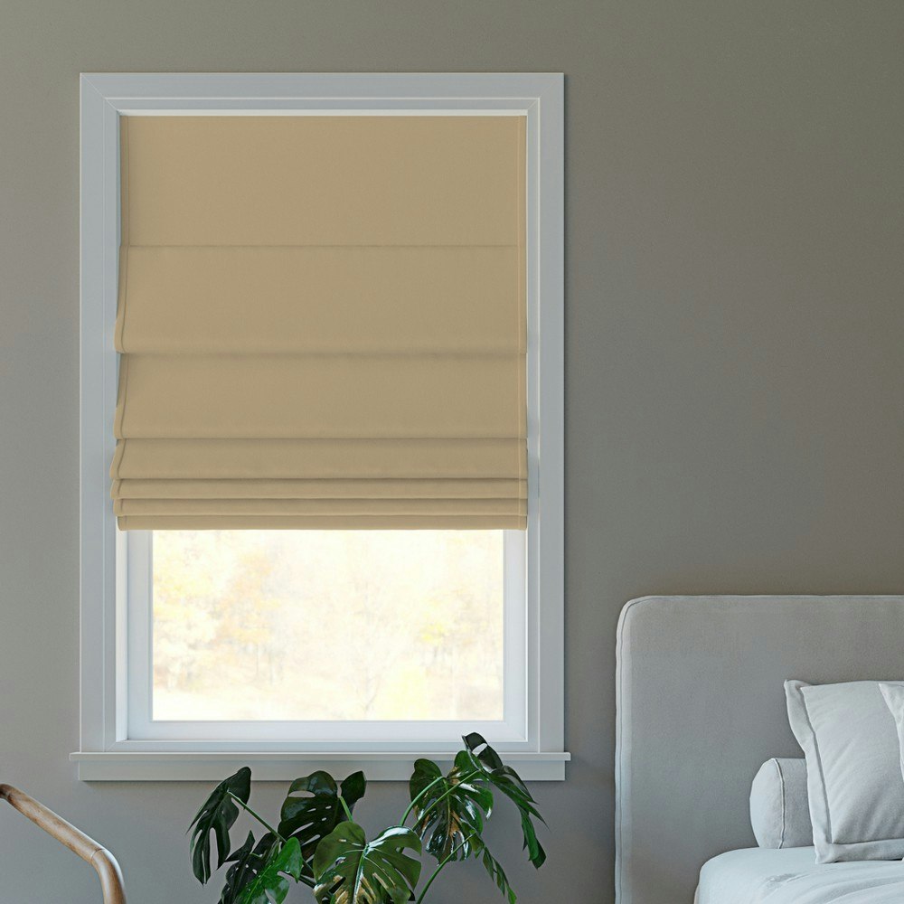 Sun Zero Morin 35"x64" Velvet Cordless Blackout Roman Shade: $87.99 Sun Zero Morin 35"x64" Velvet Cordless Blackout Roman Shade: $87.99