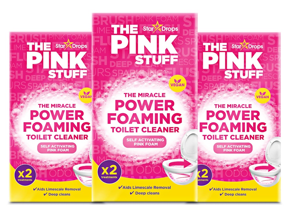 Stardrops The Pink Stuff Miracle Power Foaming Toilet Cleaner 3-Pack: $11 via Sub. & Save