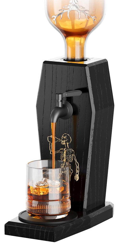 Leakproof Ash Wood Whiskey Liquor Dispenser: $29