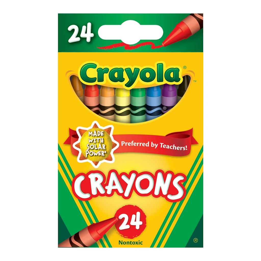 Crayola Crayons 24-Pack : 50 cents