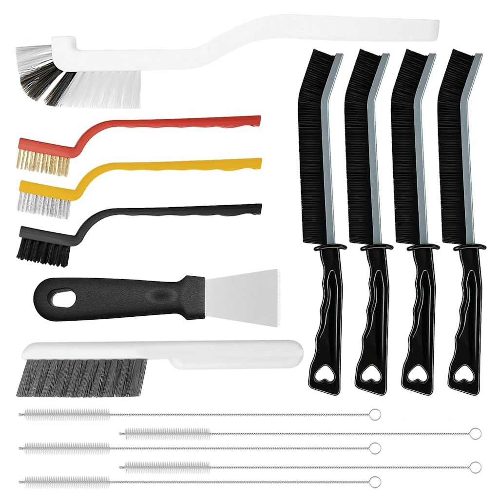 15-Piece Crevice Cleaning Brush Set: $5.99