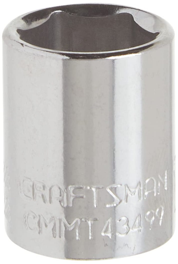 Craftsman Shallow 1/4" Drive 1/2" 6-Point Socket: $3.01