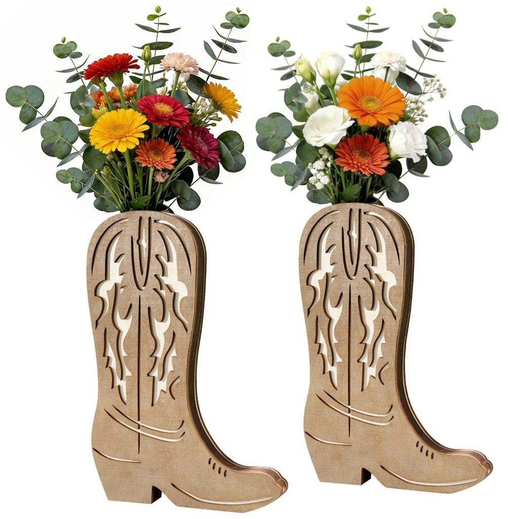 Cowboy Boot Wall Planter 2-Pack: $11