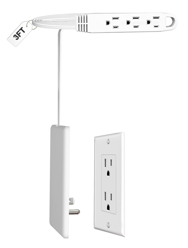 3-Foot Ultra Flat Plug Extension Cord Power Strip: $9.49 3-Foot Ultra Flat Plug Extension Cord Power Strip: $9.49