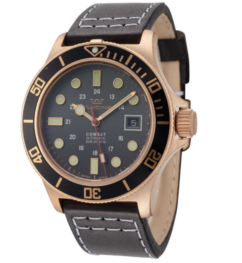 Glycine Men's Combat Sub Bronze Watches: $379