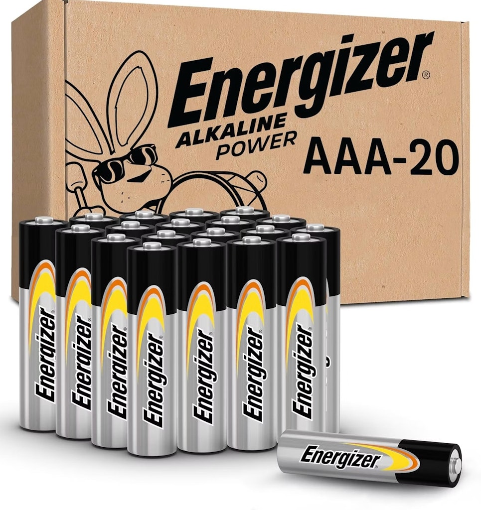 Energizer Alkaline Power AAA Batteries 20-Pack: $11 via Sub. & Save Energizer Alkaline Power AAA Batteries 20-Pack: $11 via Sub. & Save