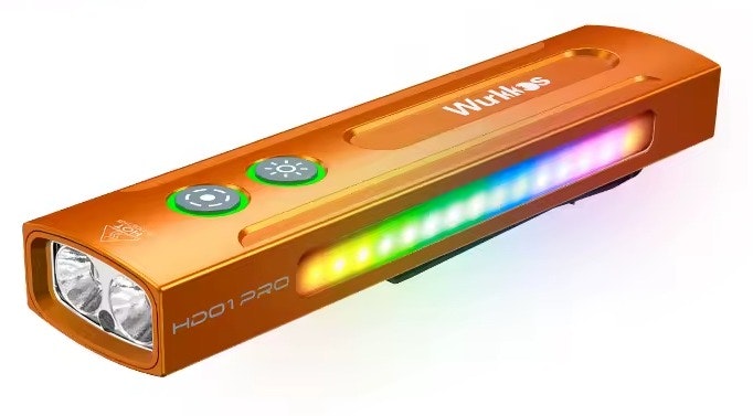 Wurkkos HD01 PRO Rechargeable Flat EDC Flashlight: $32.33