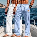 2-Piece Cotton Linen Pants for $17 + $9 shipping