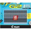 Pilot G2 Premium Refillable Gel Pen 20-Pack for $19 + free shipping w/ Prime