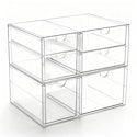 Acrylic Stackable Organizer w/ 6 Drawers for $20 + free shipping w/ Prime