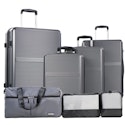 Tripcomp 7-Piece Hardside Luggage Set for $90 + free shipping