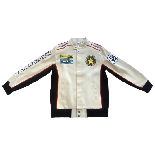 Mario Kart Men's / Women's Canvas Racing Jacket: $28 Mario Kart Men's / Women's Canvas Racing Jacket: $28