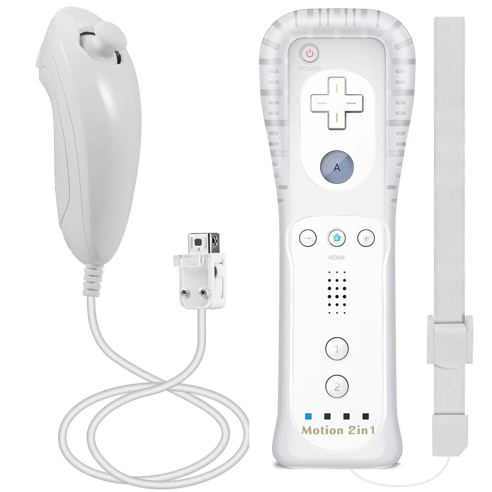 Wii/Wii U Motion Plus Controller with Nunchuck: $22.97