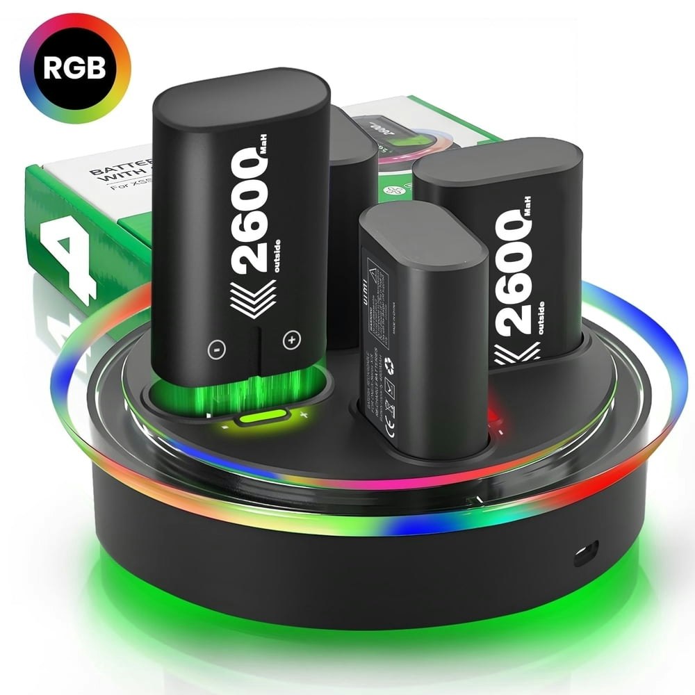 Xbox Controller Battery Pack and 4-in-1 Charging Station: $22.99 Xbox Controller Battery Pack and 4-in-1 Charging Station: $22.99