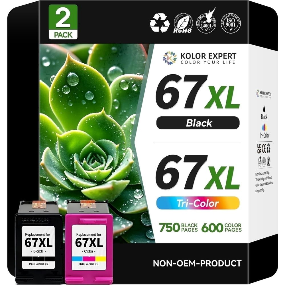 HP 67XL Ink Cartridges 2-Pack: $31.68 HP 67XL Ink Cartridges 2-Pack: $31.68