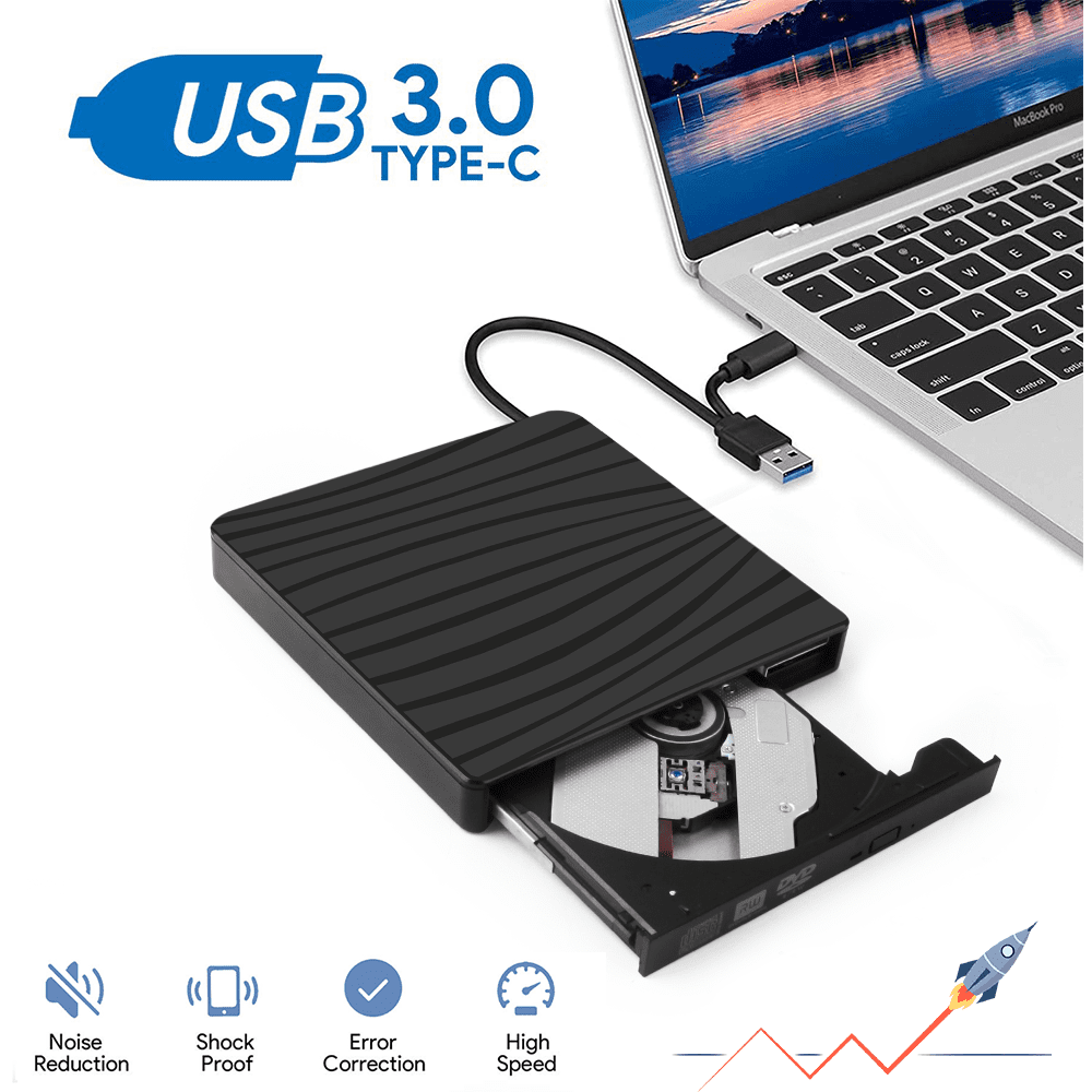 BCOOSS External DVD Drive: $20.39