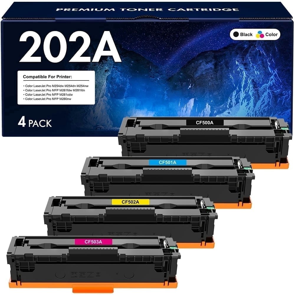 Vipink HP 202X Toner Cartridge 4-Pack: $37.59 Vipink HP 202X Toner Cartridge 4-Pack: $37.59