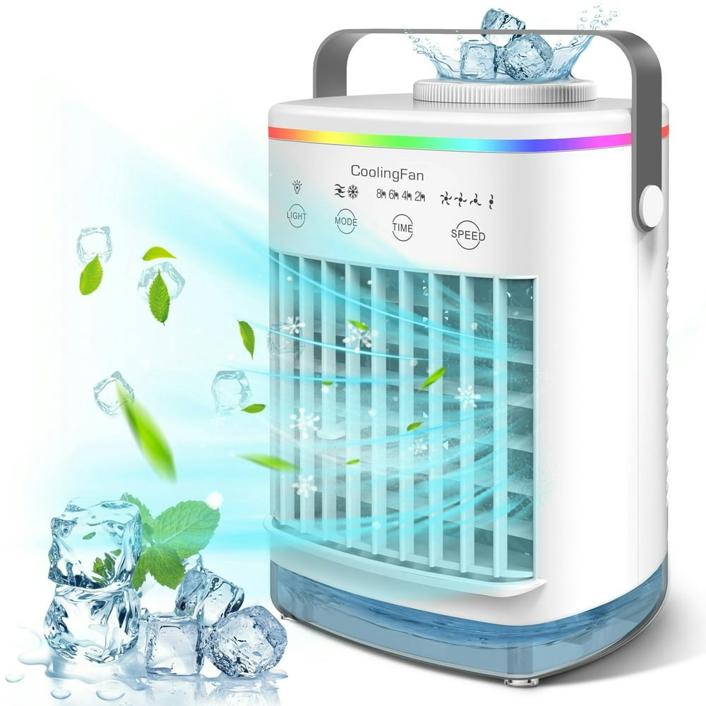 Mini Portable Air Cooler and Humidifier: $35.98 Mini Portable Air Cooler and Humidifier: $35.98