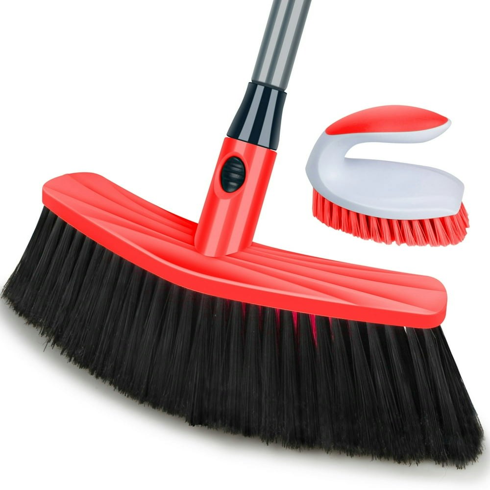 Sugarday 47-Inch Push Broom and Scrub Brush Set: $13.99 Sugarday 47-Inch Push Broom and Scrub Brush Set: $13.99