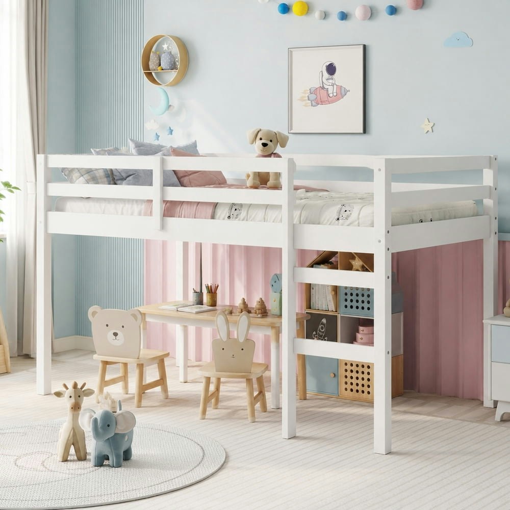 UHOMEPRO Twin Size Loft Bed: $95.84 UHOMEPRO Twin Size Loft Bed: $95.84