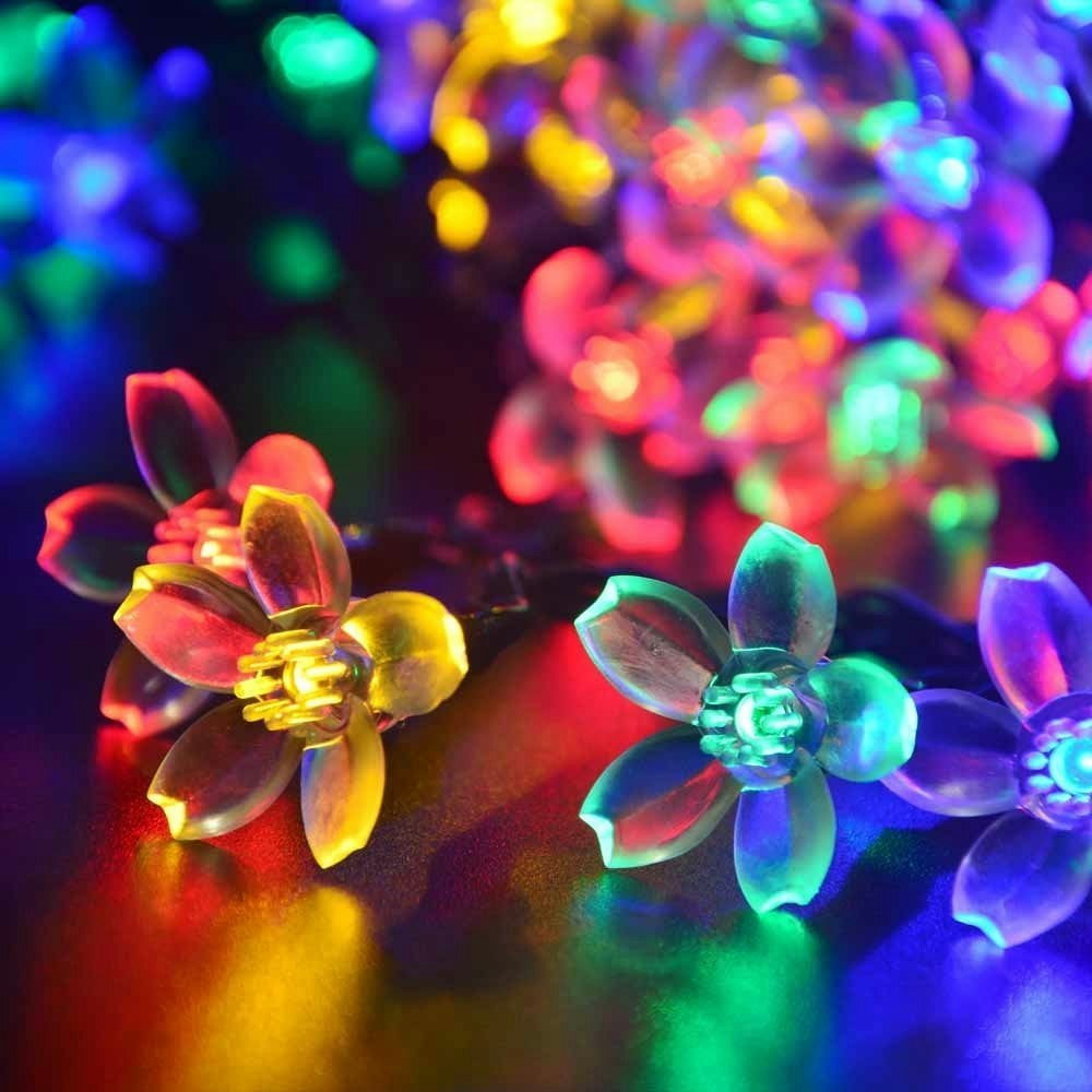 QiShi Christmas Solar String Lights 50 LED: $10.95 QiShi Christmas Solar String Lights 50 LED: $10.95