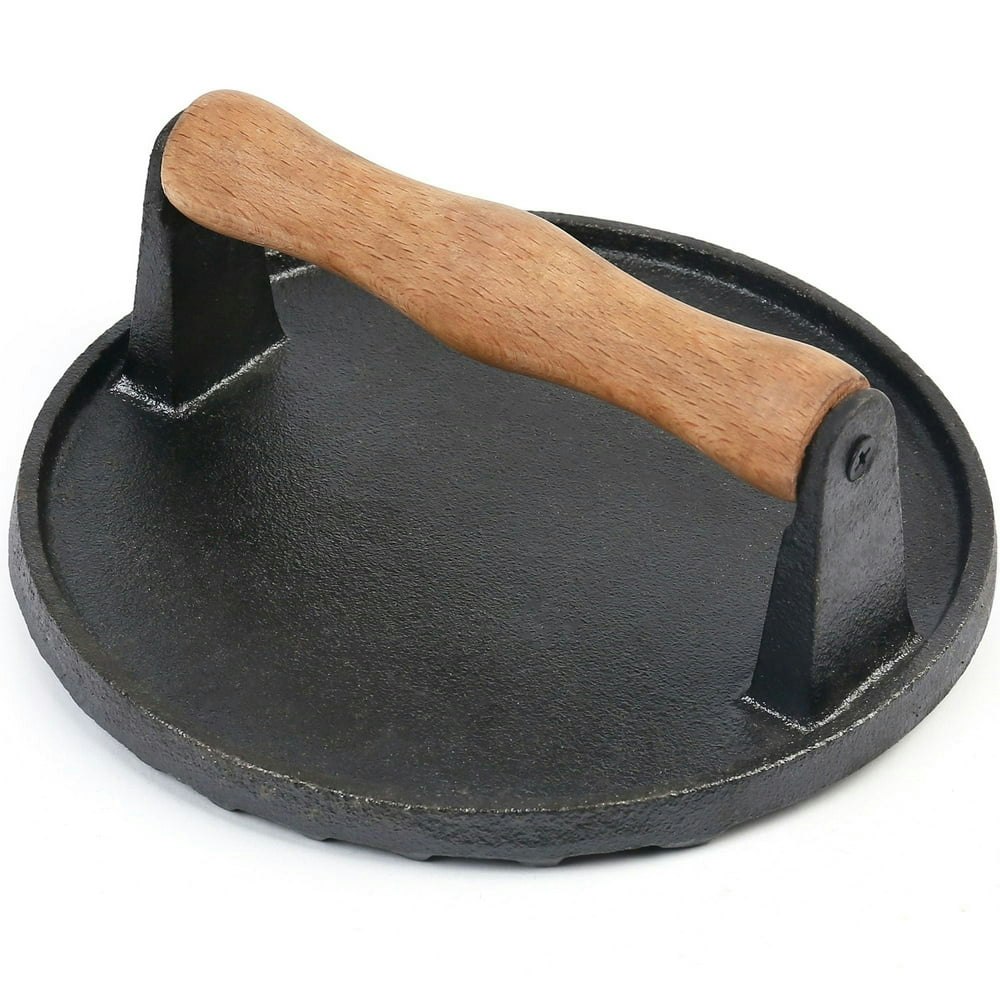 LotFancy 7-Inch Cast Iron Burger Press: $15.99