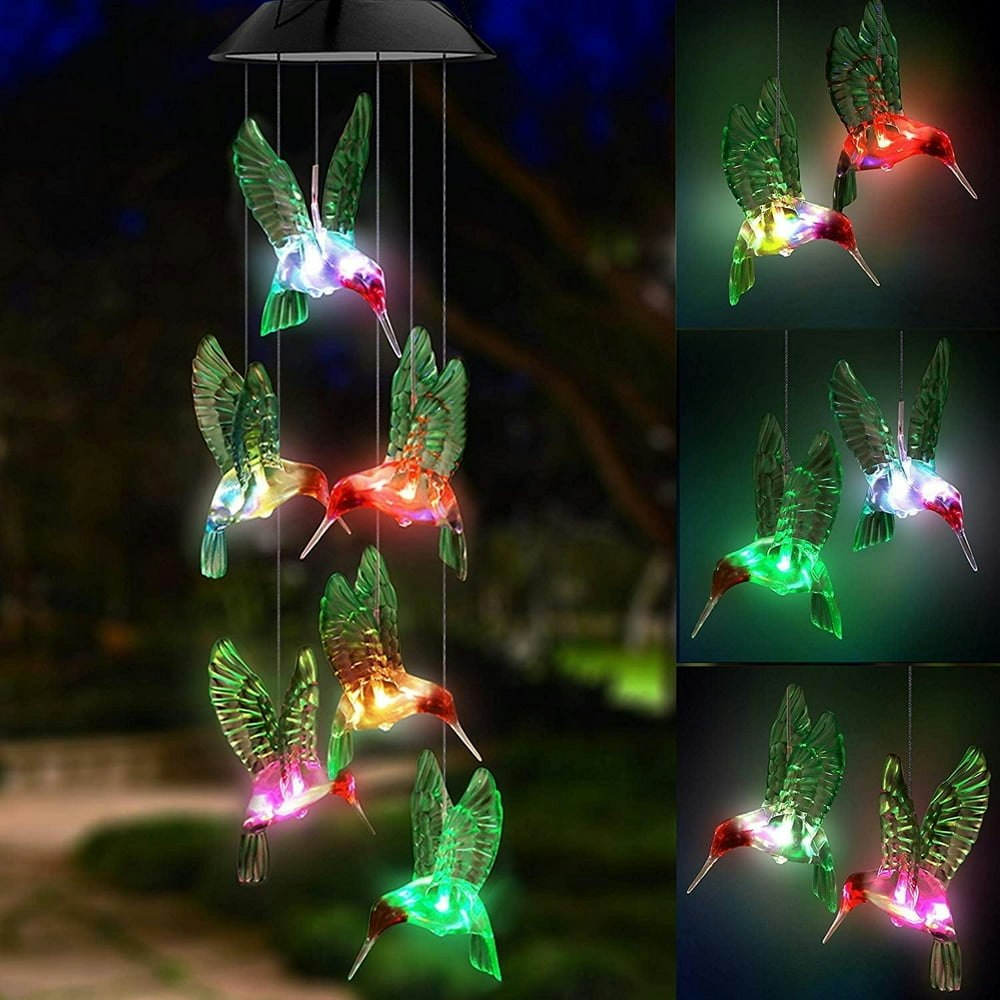 TiokMc Solar Hummingbird Wind Chime: $9.49 TiokMc Solar Hummingbird Wind Chime: $9.49