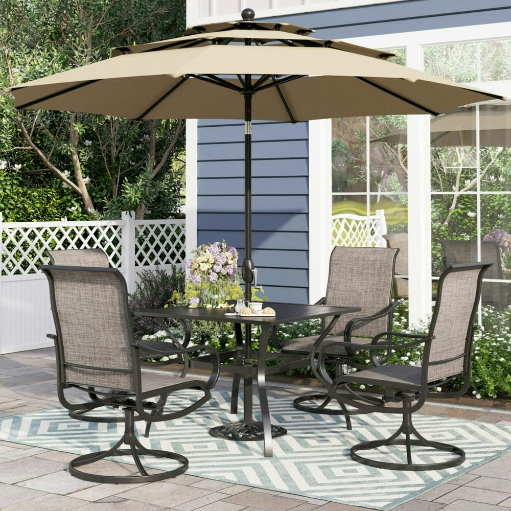 Alpha Joy 10-Foot 3-Tier Auto-Tilt Patio Umbrella: $132.99 Alpha Joy 10-Foot 3-Tier Auto-Tilt Patio Umbrella: $132.99