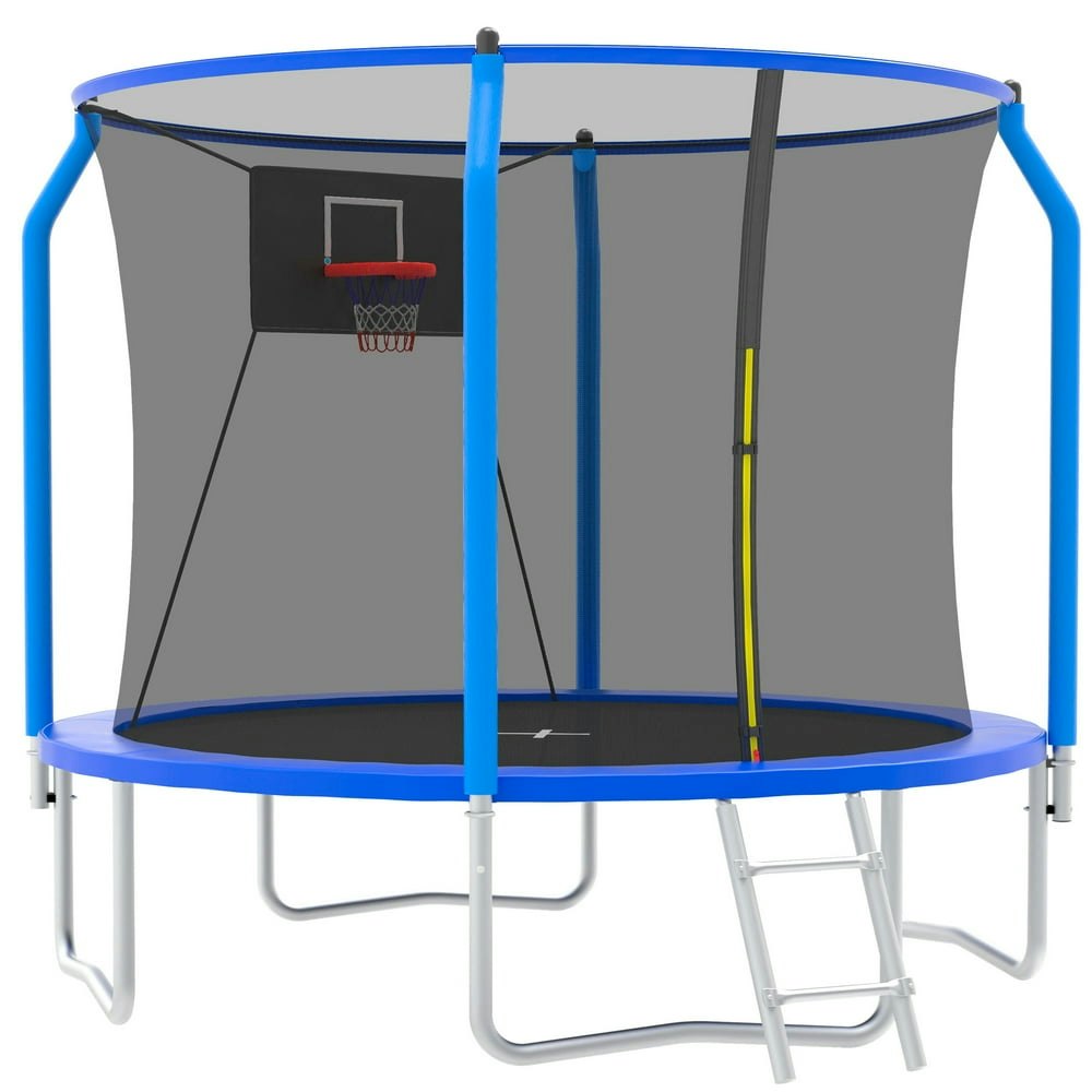 Segmart 10-Foot Kids Trampoline with Basketball Hoop and Enclosure: $104.99 Segmart 10-Foot Kids Trampoline with Basketball Hoop and Enclosure: $104.99