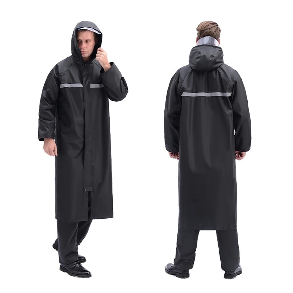 Cowin Men's Long Hooded Waterproof Rain Jacket: $17.96 Cowin Men's Long Hooded Waterproof Rain Jacket: $17.96