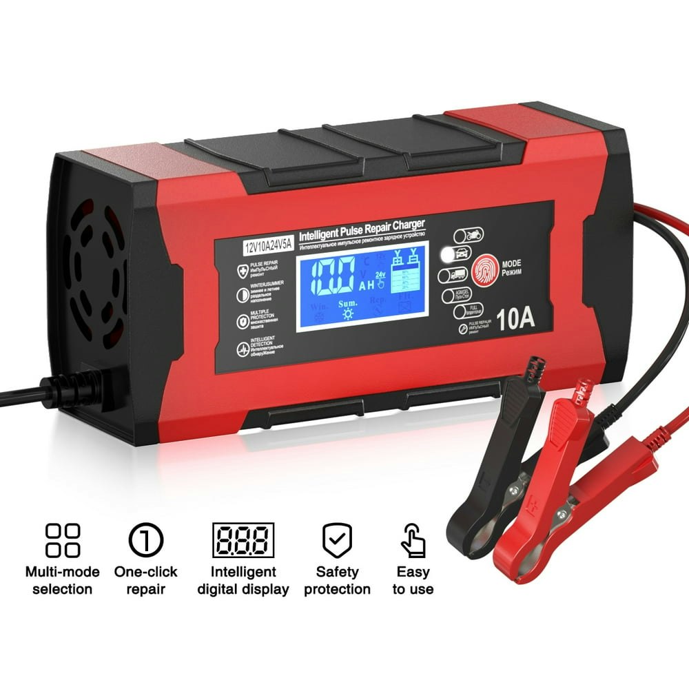 10-Amp 12V 24V Automatic Smart Battery Charger and Maintainer: $14.81 10-Amp 12V 24V Automatic Smart Battery Charger and Maintainer: $14.81