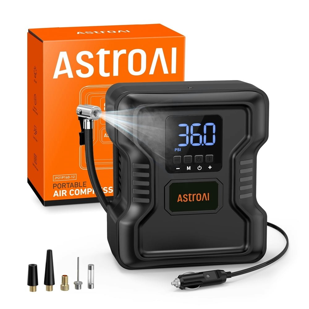 AstroAI 150-PSI Portable Tire Inflator: $19.99 AstroAI 150-PSI Portable Tire Inflator: $19.99