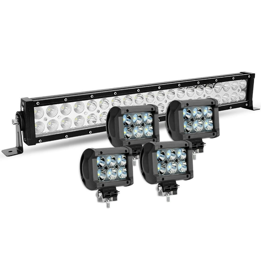 22-Inch LED Light Bar and 4-Piece LED Pod Light Set: $32.80 22-Inch LED Light Bar and 4-Piece LED Pod Light Set: $32.80