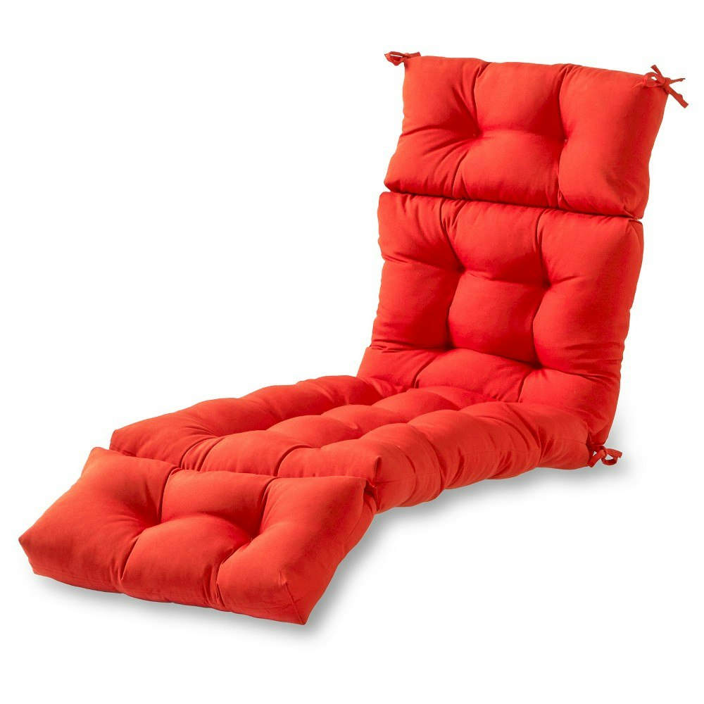 Kensington Garden Solid Outdoor Chaise Lounge Cushion: $125.99 Kensington Garden Solid Outdoor Chaise Lounge Cushion: $125.99