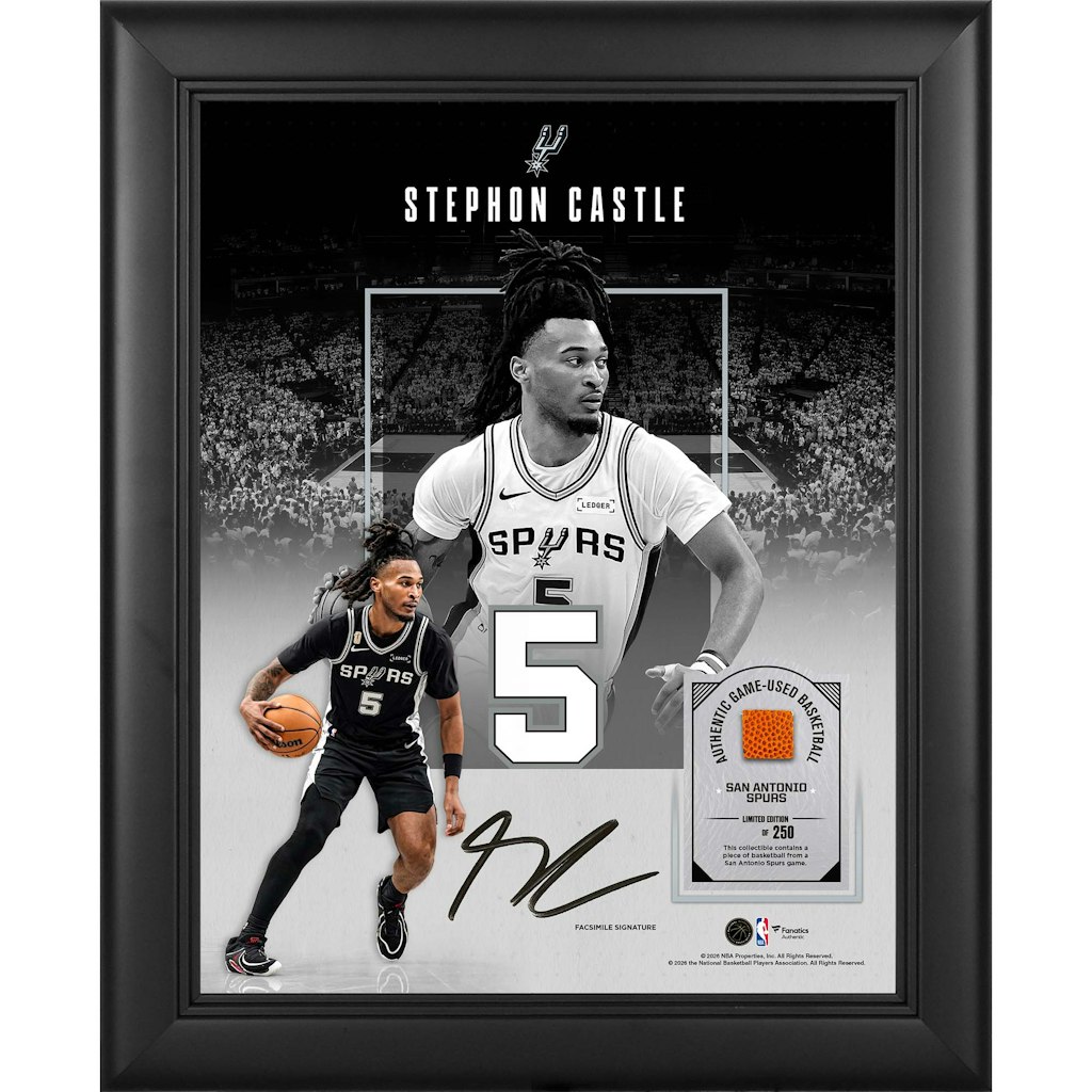 Stephon Castle San Antonio Spurs Framed 11" x 14" Showcase Collage: $79.99 Stephon Castle San Antonio Spurs Framed 11" x 14" Showcase Collage: $79.99