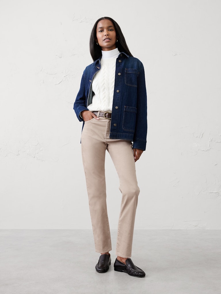 Slim High-Rise Velvet Pants: $26.97 Slim High-Rise Velvet Pants: $26.97