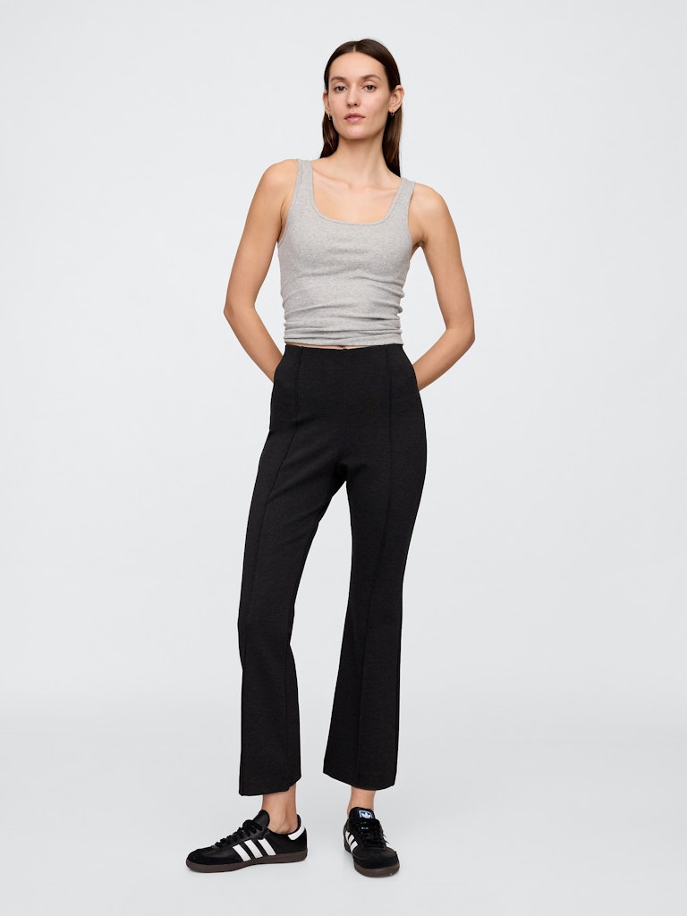 High Rise Ponte Flare Crop Pants: $34.99 High Rise Ponte Flare Crop Pants: $34.99