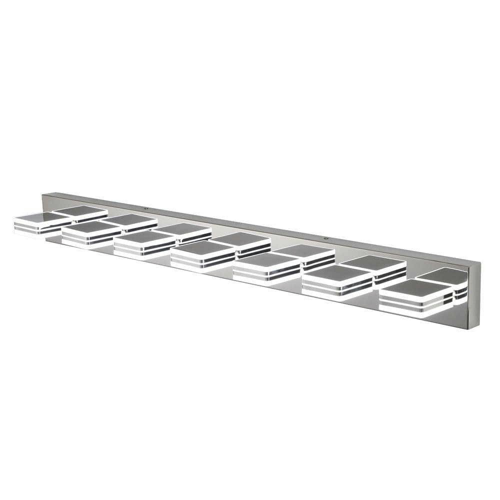 Chrome 7-Light LED Vanity Light: $165.59 Chrome 7-Light LED Vanity Light: $165.59