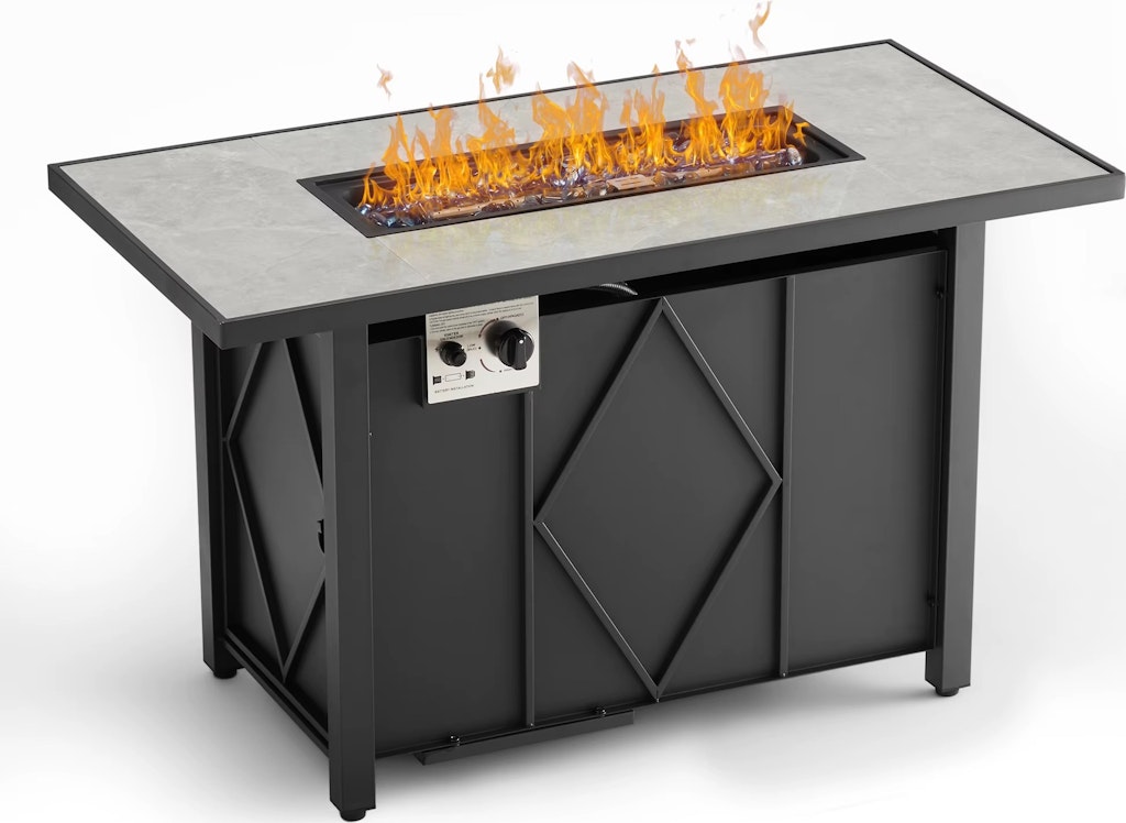 JHK 43" 50,000 BTU Propane Fire Pit Table: $167 JHK 43" 50,000 BTU Propane Fire Pit Table: $167