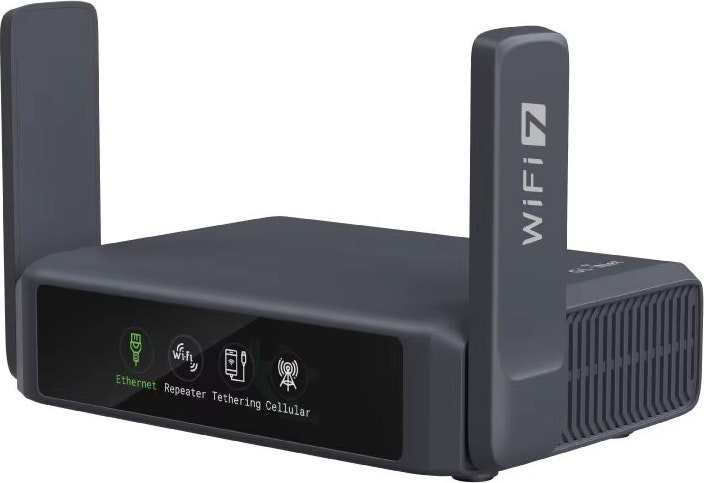 GL.iNet Slate 7 Dual-Band WiFi 7 Portable Router: $122 GL.iNet Slate 7 Dual-Band WiFi 7 Portable Router: $122