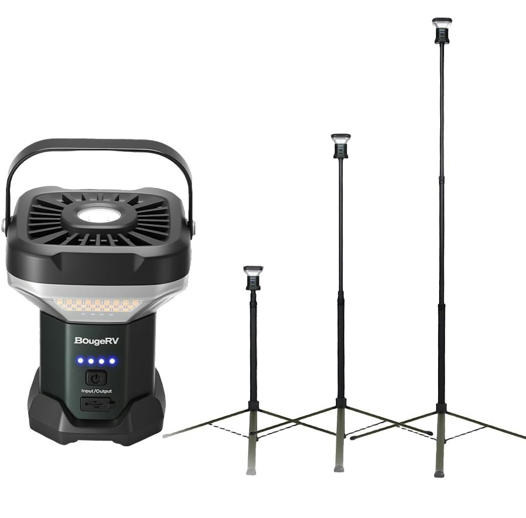 BougeRV CL03 Telescoping 3200-Lumen Rechargeable LED Camping Lantern: $133