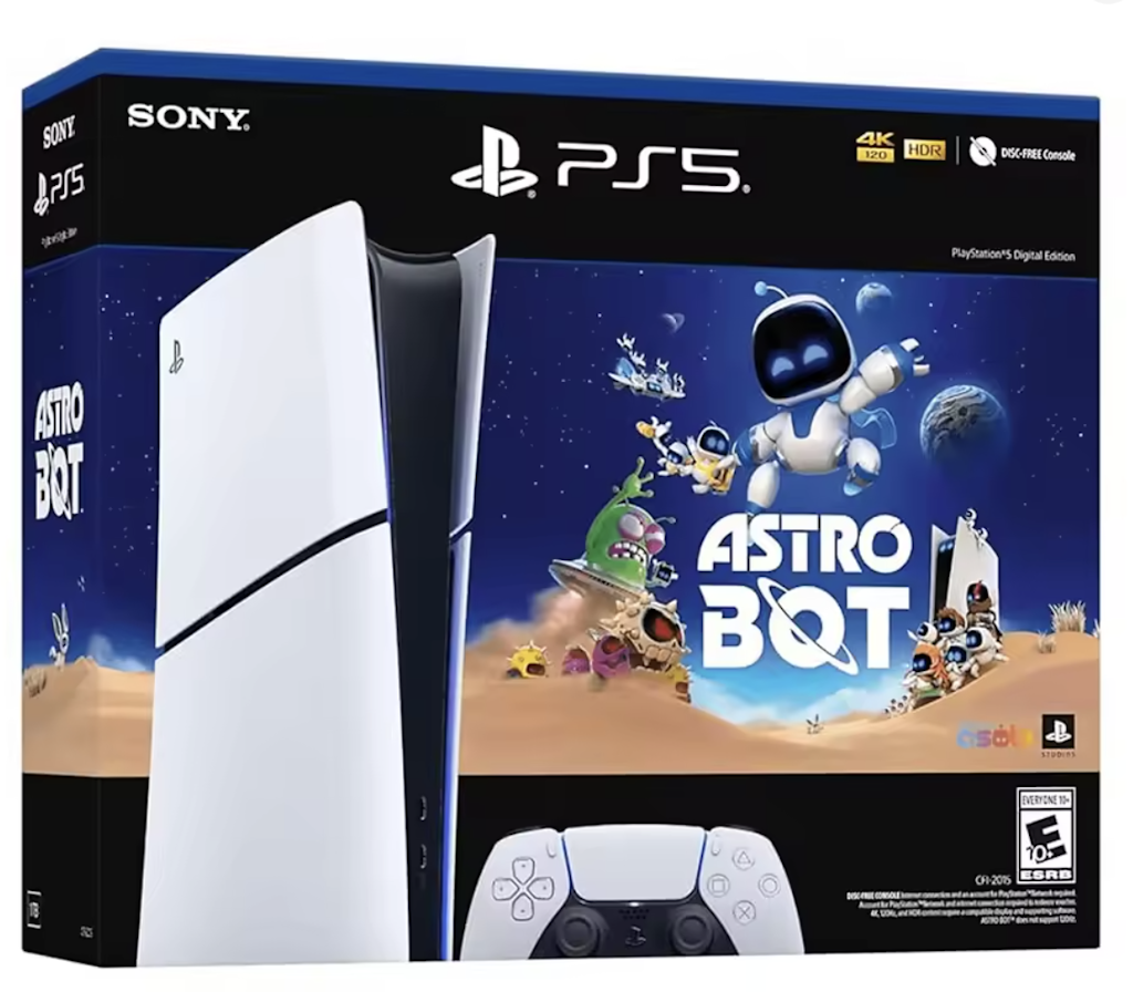 Sony PlayStation 5 Slim Digital ASTRO BOT Bundle: $488