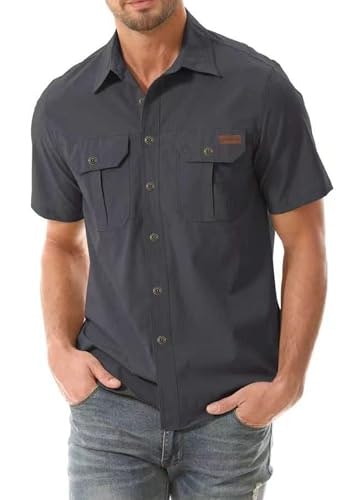Zyvrenix Men's Casual Button Down Shirt: $9.99 Zyvrenix Men's Casual Button Down Shirt: $9.99